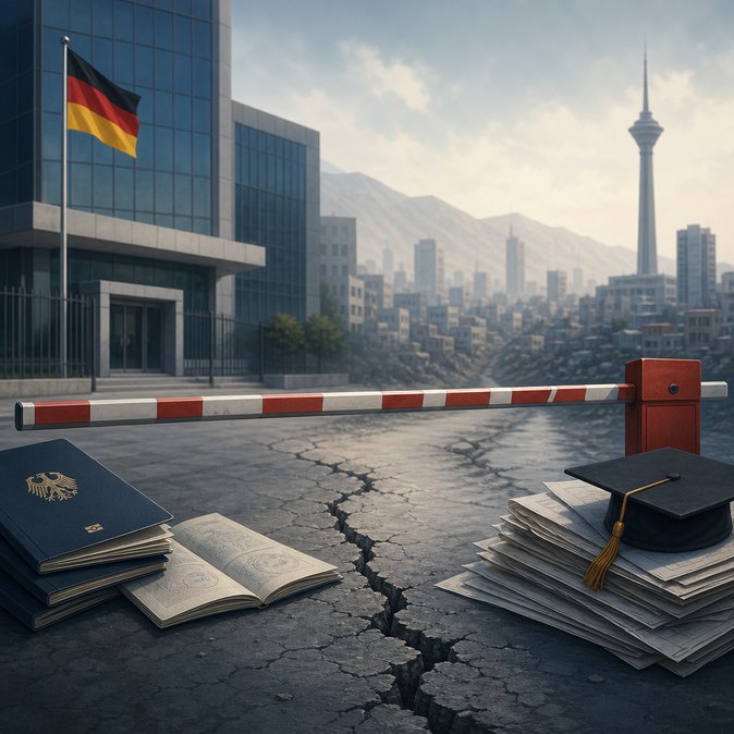 German Visa Freeze in Tehran Leaves Iranian Students Stranded