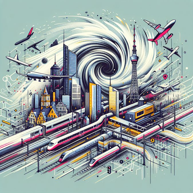 Storm Goretti Disrupts Polish Air and Rail Networks, Snagging Post-Holiday Travel