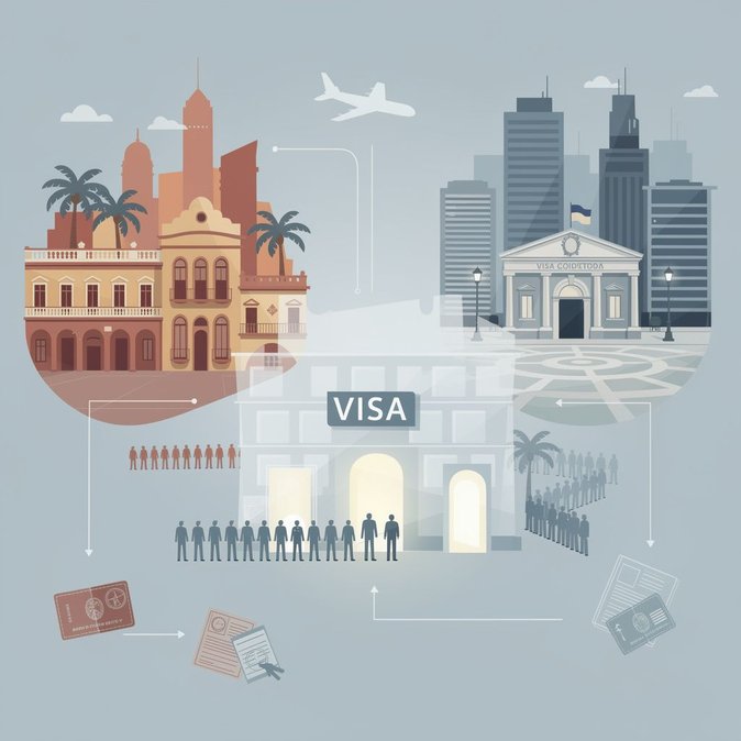 Spanisches Konsulat in Havanna lagert Visabearbeitung an neues Zentrum aus und erhebt zusätzliche Servicegebühr von 17 €