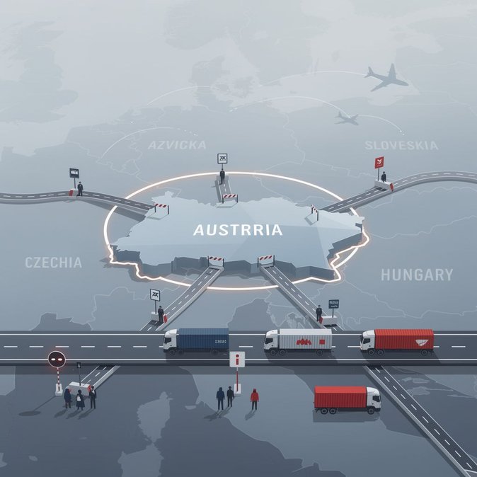 L'Autriche prolonge les contrôles aux frontières intérieures de l'espace Schengen jusqu'au 15 mars 2027
