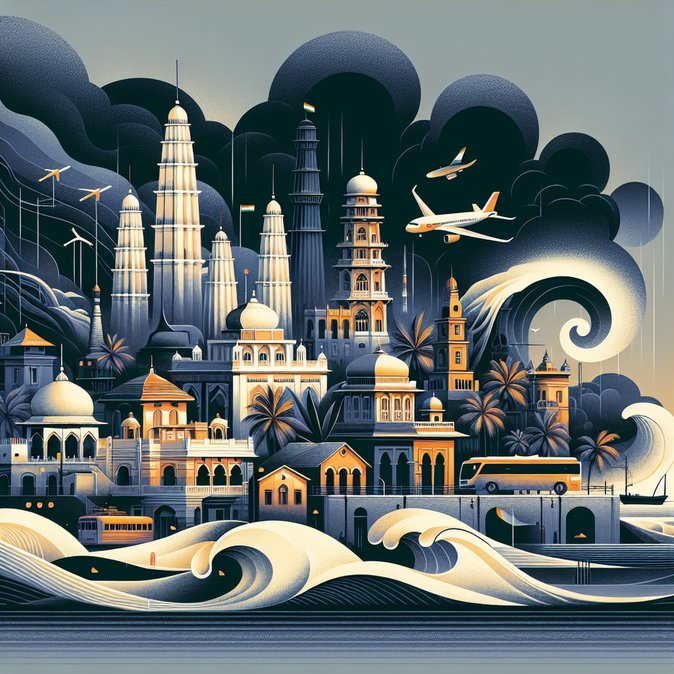 IMD Issues Heavy-Rain Alert: Flights and Trains Likely to Face Disruptions Across South India