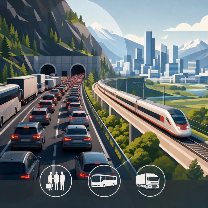 Pentecost exodus triggers 20-kilometre tailbacks at Gotthard Tunnel
