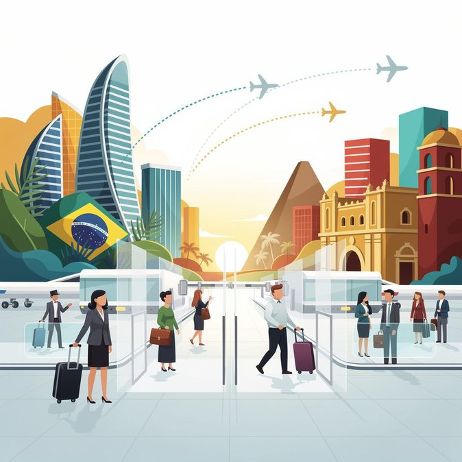 دخول البرازيلين إلى المكسيك بدون تأشيرة يبدأ اليوم
