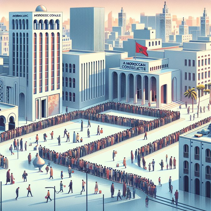 Morocco’s Consulates Overwhelmed as Nationals in Spain Rush to Gather Papers for Amnesty