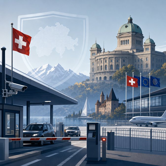 Switzerland activates new Schengen powers: Federal Council can now re-impose border checks in crises
