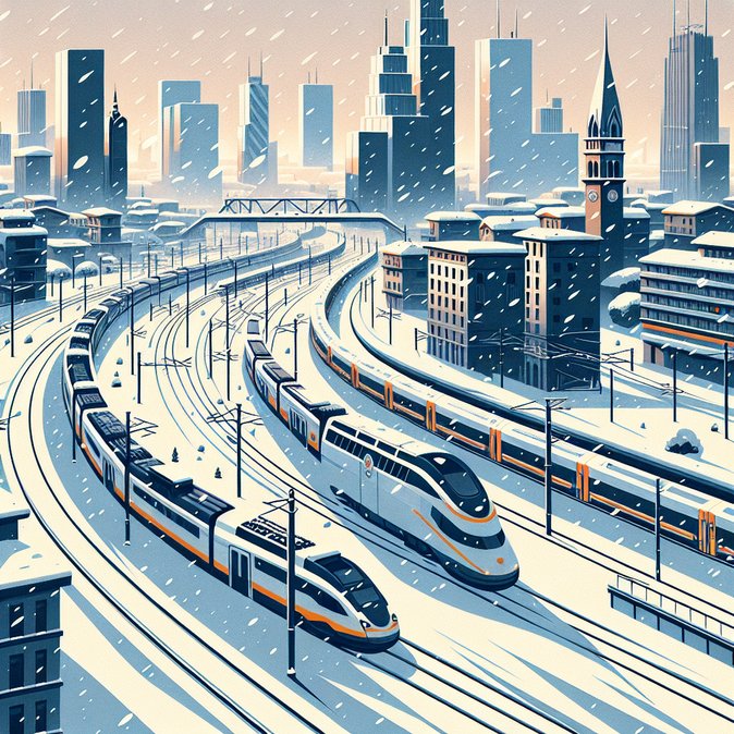 Snow triggers ‘Piano Neve’ and selective train cancellations on Fossano–Limone alpine route