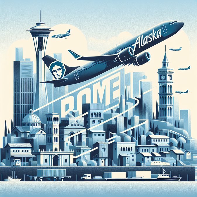 Alaska Airlines launches first-ever Seattle–Rome nonstop, opening new US–Italy business corridor