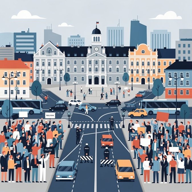 Białystok Readies for Duelling Demonstrations over EU Migration Pact