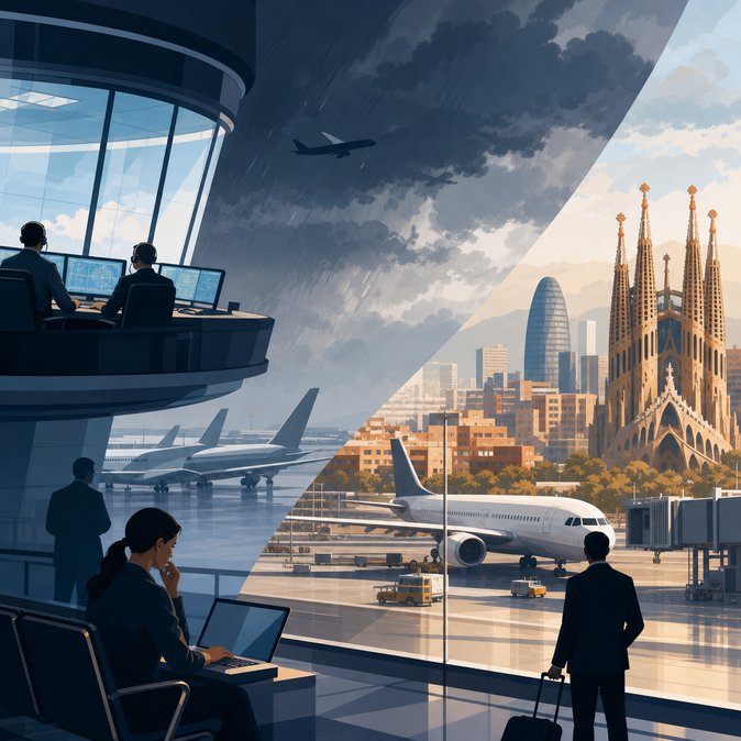 Rolling Strikes Snarl Flights at Madrid and Barcelona on Key Business Routes