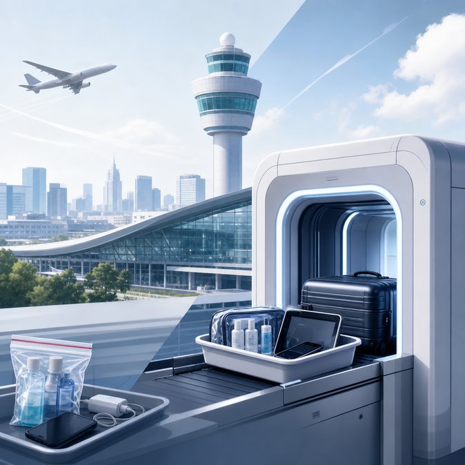 Brussels Airport rolls out next-generation CT scanners – liquids and laptops can stay in bags from 2028