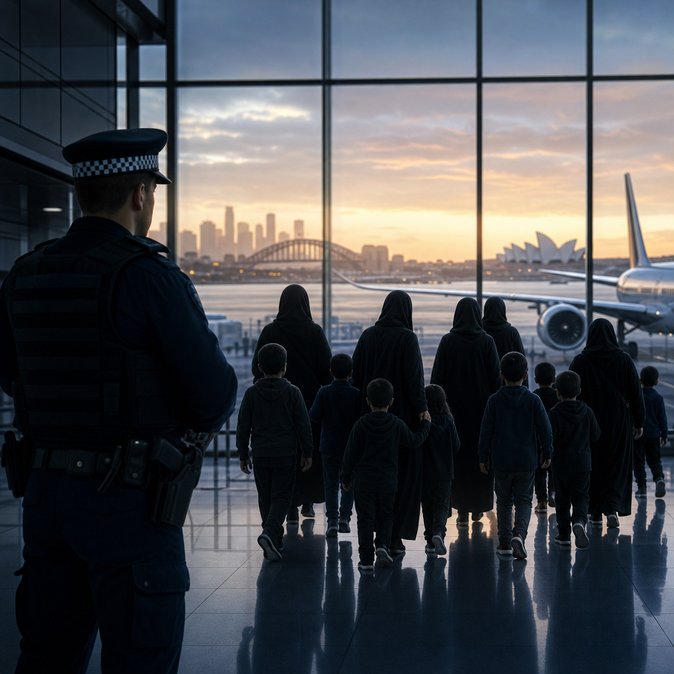 Border agencies brace for return of seven ‘ISIS-bride’ families to Sydney and Melbourne