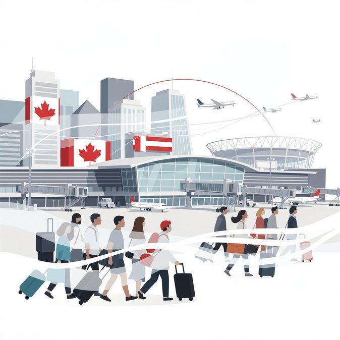 El turismo por la Copa del Mundo impulsa un aumento del 3,6 % en llegadas internacionales, según Statistics Canada