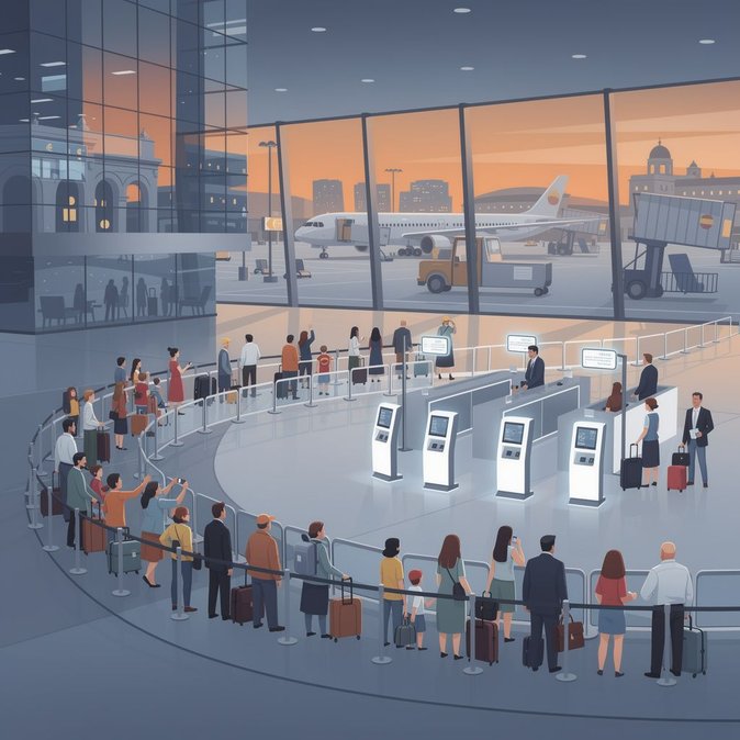 First Summer with EU Biometric Entry/Exit System Brings Multi-Hour Queues at Spanish Airports