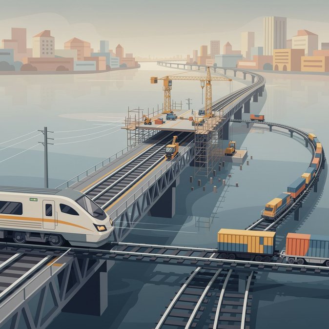 Travaux sur le pont de Rajendra Pul perturbent le corridor du Bihar : 51 trains annulés, 47 déviés