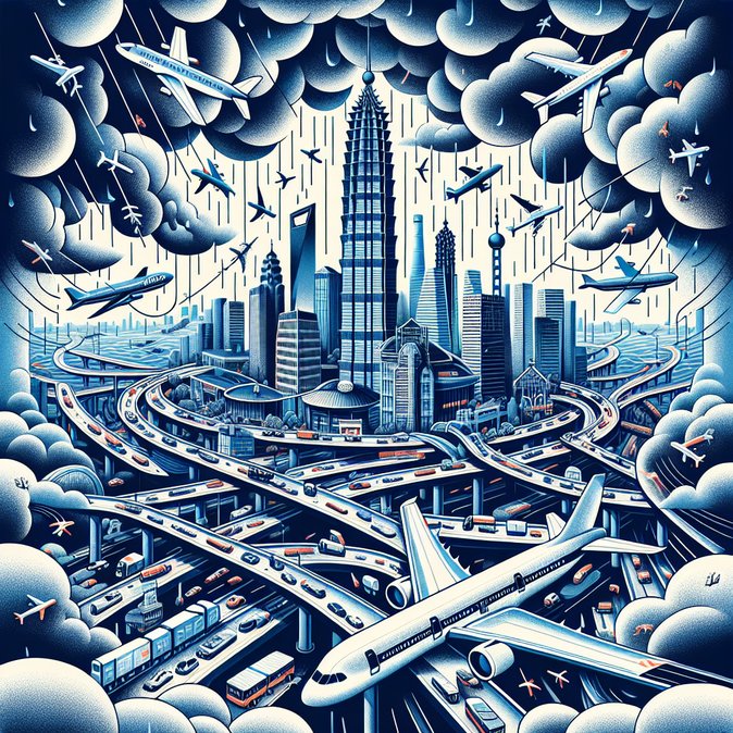 Severe weather and ATC failures snarl Asia-Pacific skies, grounding flights at Shanghai Pudong