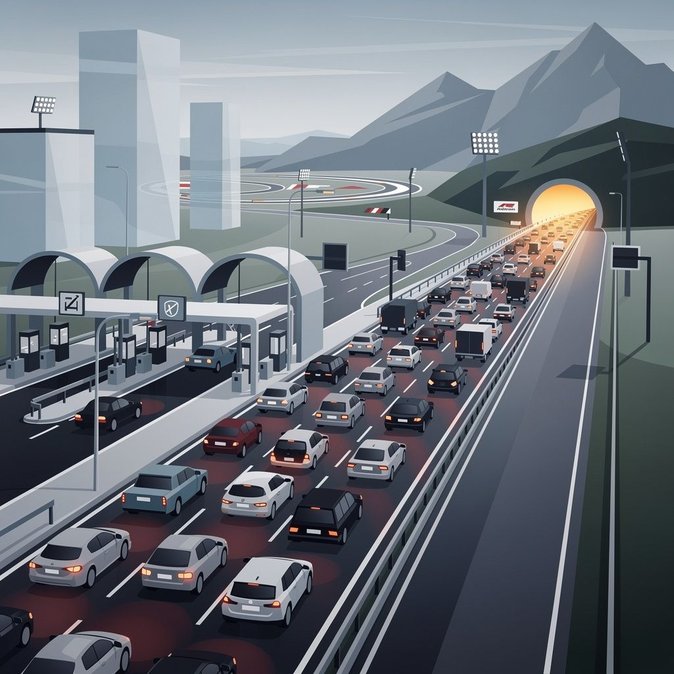 Embouteillages en haute saison : l'Autriche prévient les automobilistes de files d'attente plus longues aux frontières sud