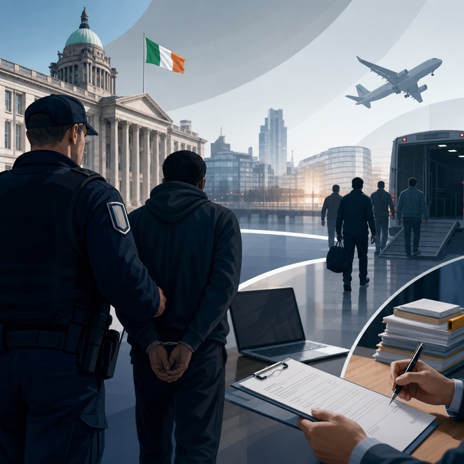 Justice Minister reveals 1,712 deportation orders and 759 removals in Ireland so far this year