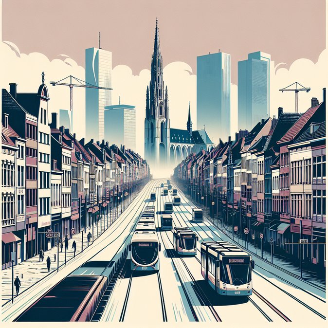 Flemish bus operator De Lijn warns of service disruptions on 9 April