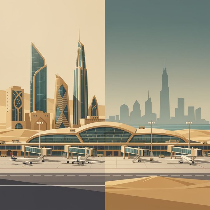 مطار الرياض يعاود العمل بشروط مقيدة بينما الإمارات وشركات الطيران العالمية تواصل تعليق رحلاتها