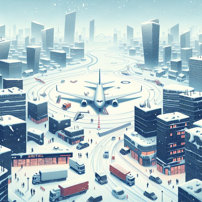 Snowstorm Forces 15 % Flight Cut at Paris-CDG and Orly