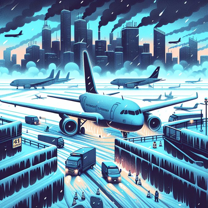 Winter weather and staff sickness trigger 41 flight cancellations and 858 delays at German airports