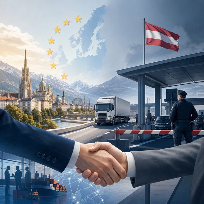 Austrian media echo Brussels’ call; business lobby demands clear exit date for border controls