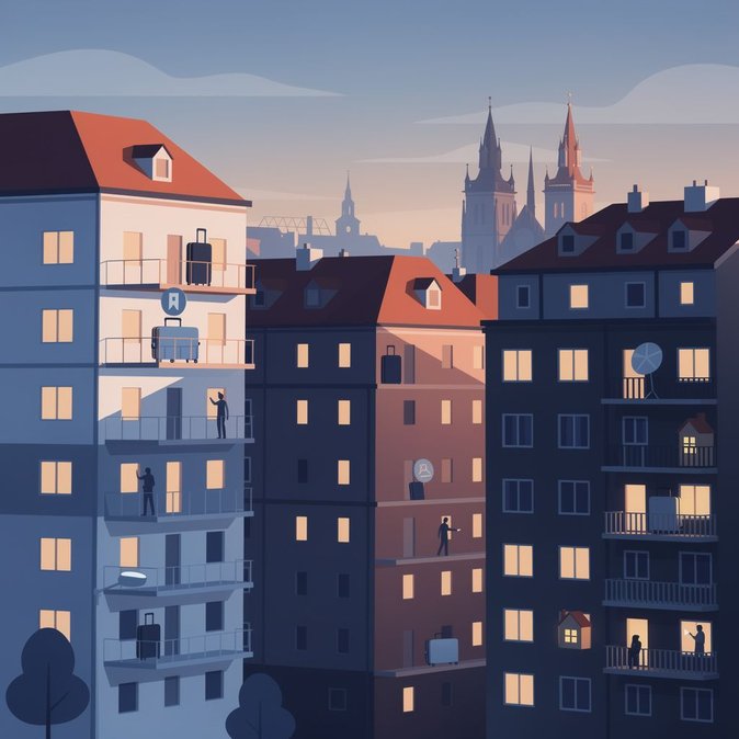 ثمانية من كل عشرة سكان براغ يؤيدون تشديد قوانين Airbnb، حسب استطلاع رأي