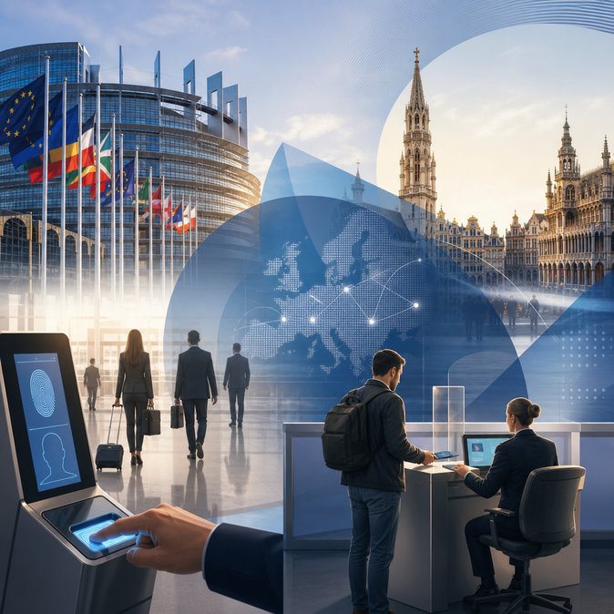 EU ministers in Brussels review Schengen IT roll-out and migration pact ahead of June deadline