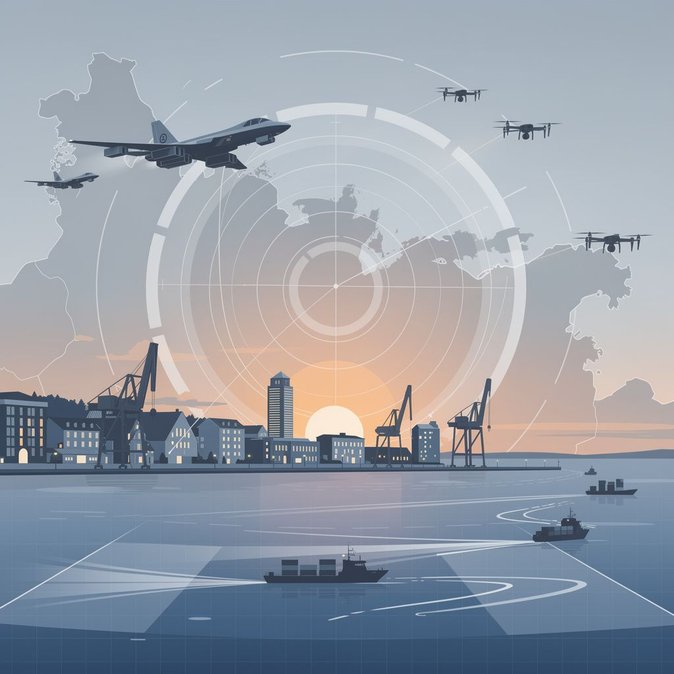 Las Fuerzas de Defensa de Finlandia imponen restricciones aéreas y marítimas al amanecer frente a Kotka para contrarrestar la amenaza de drones