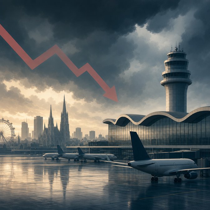 Passenger slump at Vienna Airport exposes fee strategy and low-cost exodus