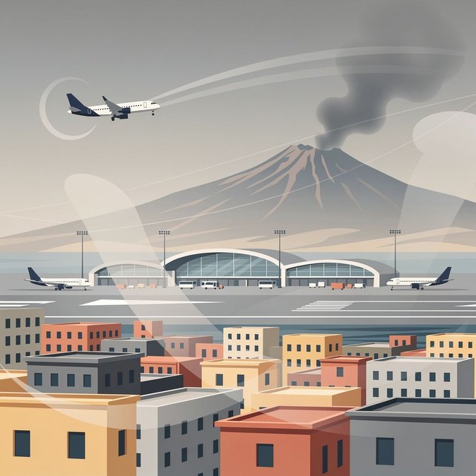 L'aéroport de Catane rouvre après une suspension des vols de six heures due au nuage de cendres de l'Etna