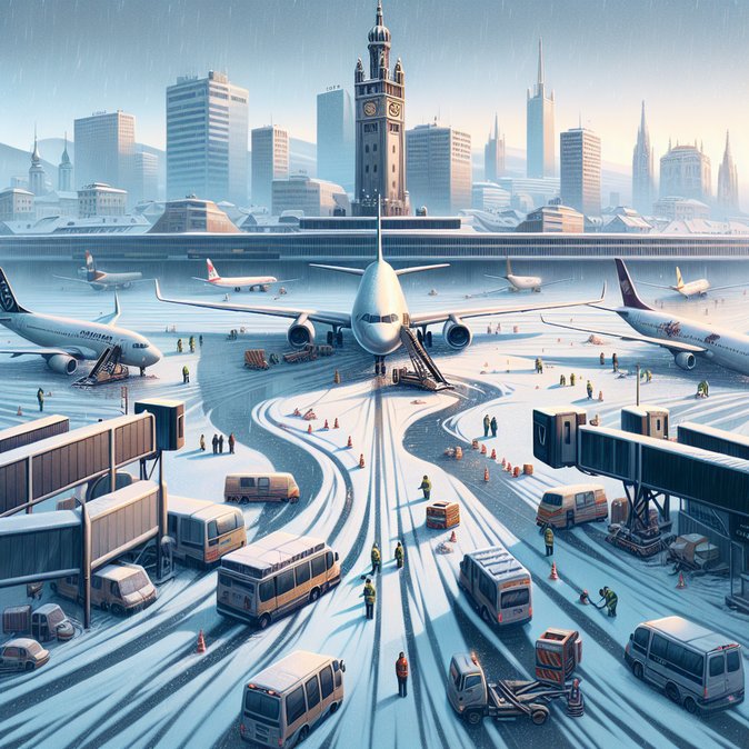 Ice storm shuts Vienna Airport, ripples through European business travel