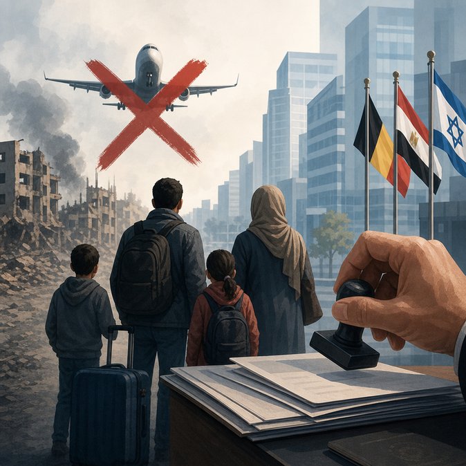 Belgium rules out new evacuation flights for 1,400 Gaza-based Belgian visa-holders