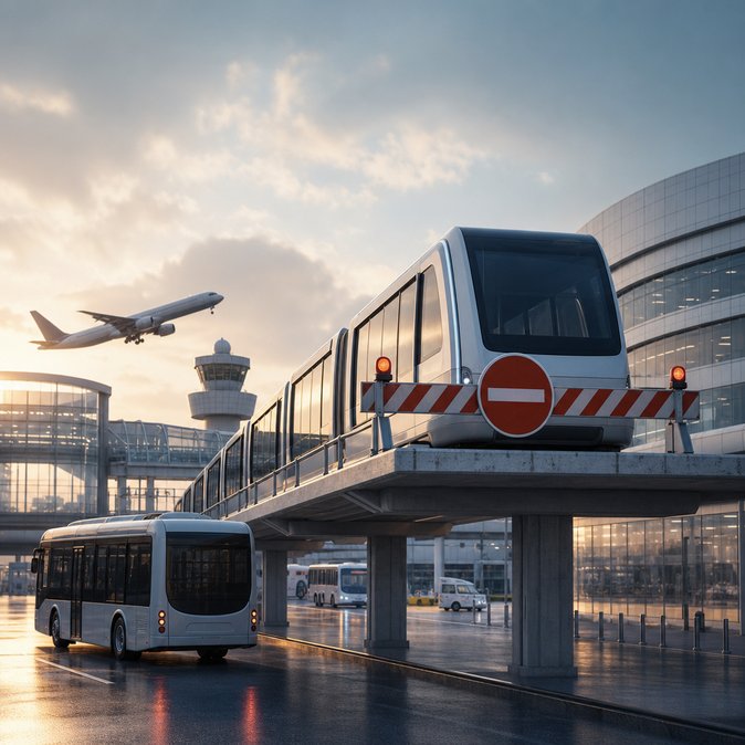 Frankfurt Airport’s New Sky Line Train Suspended Weeks After Launch