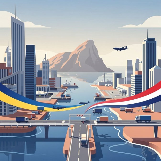 تم توقيع معاهدة المملكة المتحدة والاتحاد الأوروبي بشأن جبل طارق في بروكسل للحفاظ على انسيابية الحدود