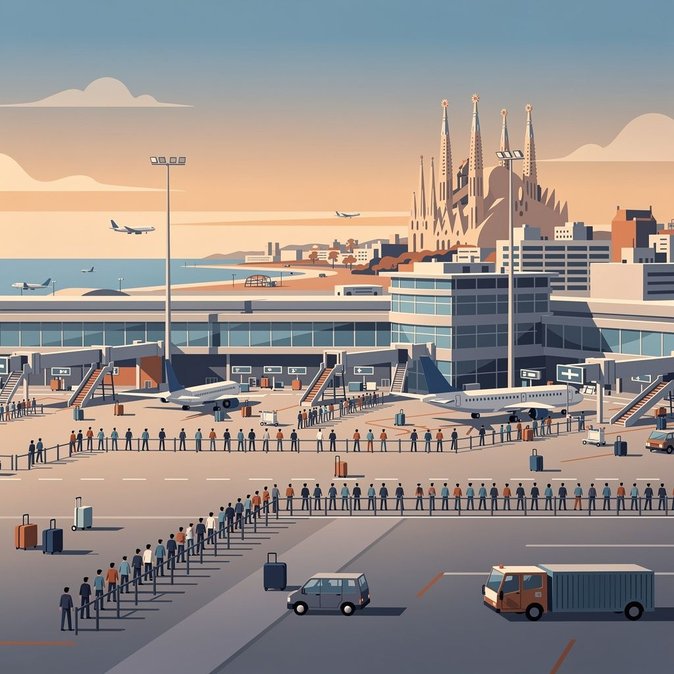 Les employés de Groundforce confirment une grève illimitée des services au sol à l'aéroport de Barcelone-El Prat à partir du 4 août