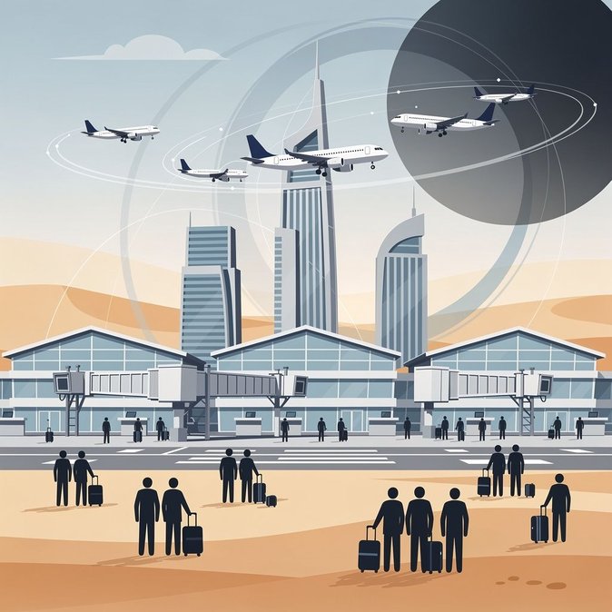 التوترات الإقليمية تتسبب في موجة تأخيرات وإلغاءات للرحلات في مطارات الإمارات
