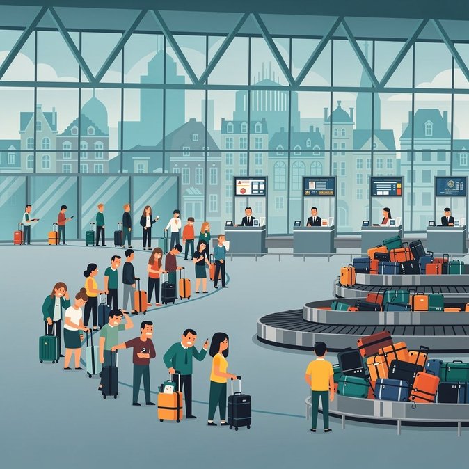 L’aéroport de Bruxelles confronté à un chaos post-Tomorrowland : panne des bagages et files d’attente de 3 heures aux contrôles de passeport