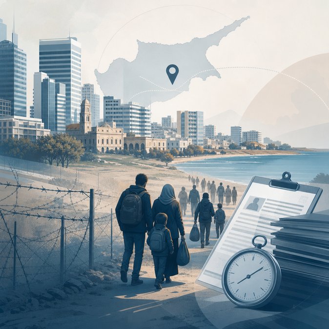 UNHCR dashboard shows 4,784 irregular land arrivals to Cyprus so far in 2026