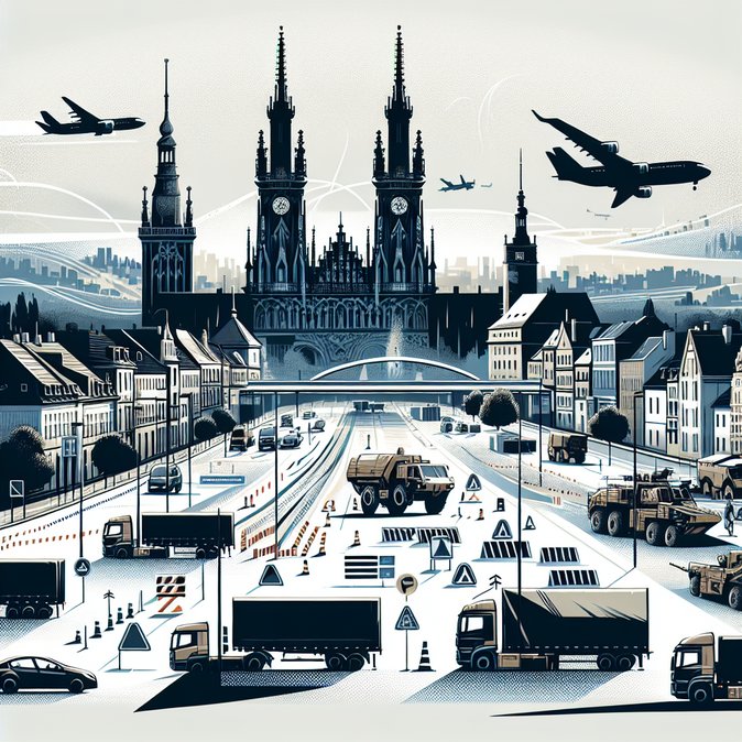 Civil-protection drills trigger RCB alert and heavy vehicle movements in Lower Silesia