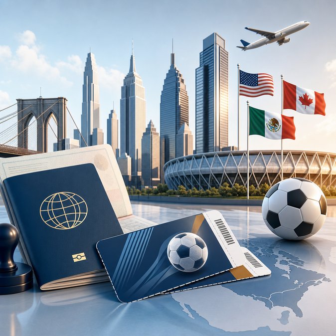 Visto para a Copa de 2026: EUA criam sistema FIFA PASS e abrem agenda prioritária para torcedores brasileiros