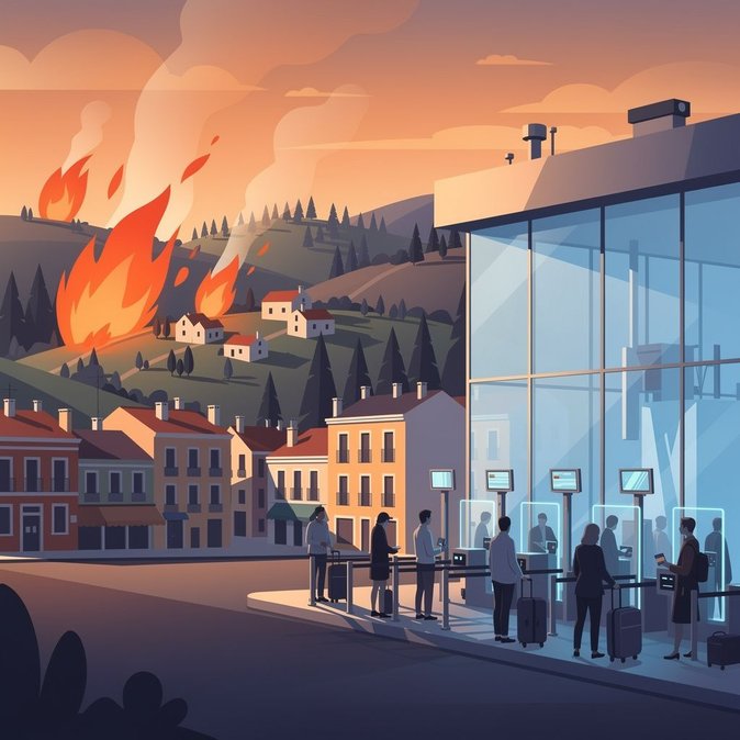 L’Australie publie une mise à jour de ses conseils aux voyageurs pour l’Espagne en raison des incendies de forêt et du nouveau système frontalier de l’UE