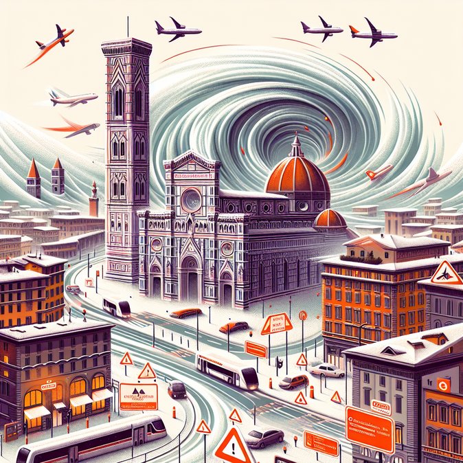 “Christmas Cyclone” Grounds Flights at Florence and Triggers Nationwide Travel Warnings