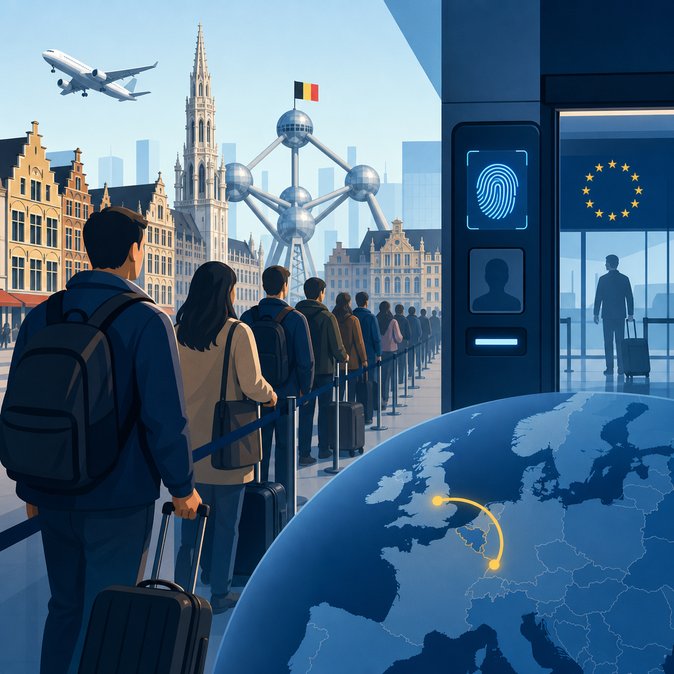 EES Biometric Checks Trigger Summer Queue Warnings for UK–Belgium Travel