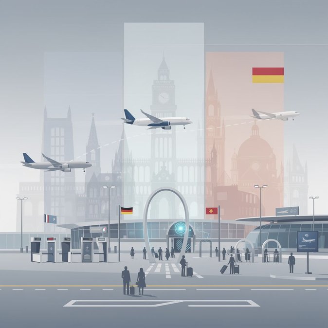 Les aéroports allemands émettent un avis alors que la suspension de l’espace Schengen entre l’Italie et l’Espagne entraîne des contrôles supplémentaires des documents