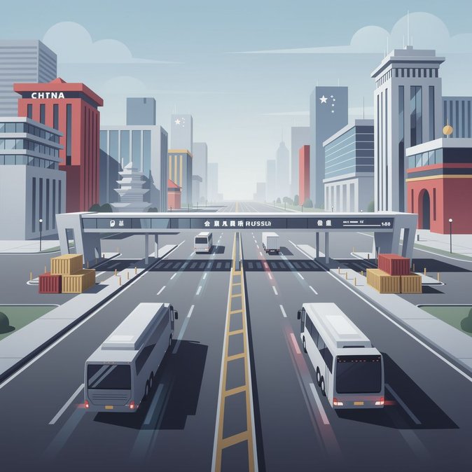 新珲春—俄罗斯公路口岸完成首次实地通关测试，通关能力提升三倍