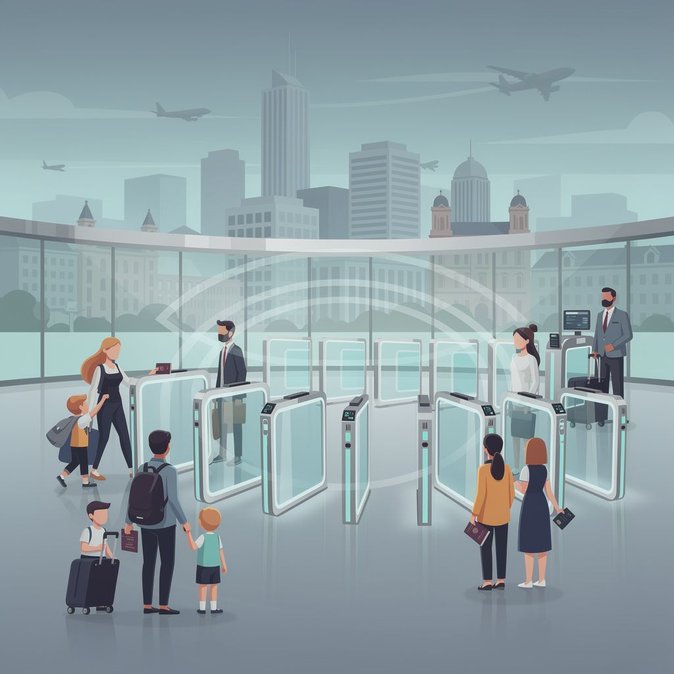 Las puertas electrónicas sin contacto entran en funcionamiento en el aeropuerto de Birmingham mientras el Reino Unido acelera el programa de frontera digital