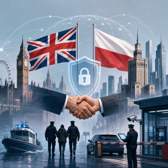 UK and Poland sign Northolt Treaty, pledging joint action on irregular migration