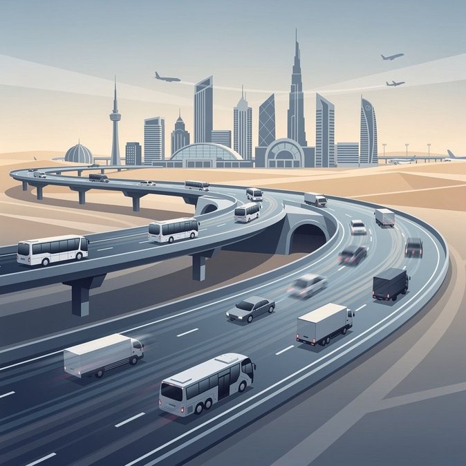 هيئة الطرق والمواصلات في دبي تنهي تطوير طريق عود ميثاء – الأصايل، مما يقلص أوقات التنقل عبر المدينة