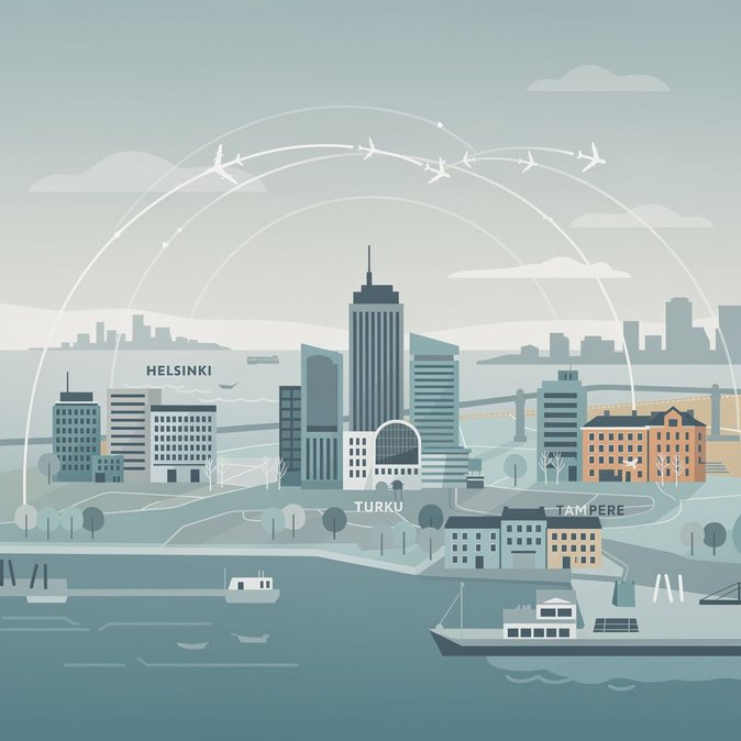 Finnair restablece las conexiones desde Turku y Tampere para fortalecer la conectividad regional